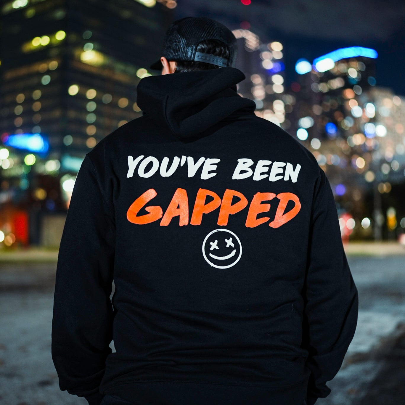 Gapped Hoodie - Red