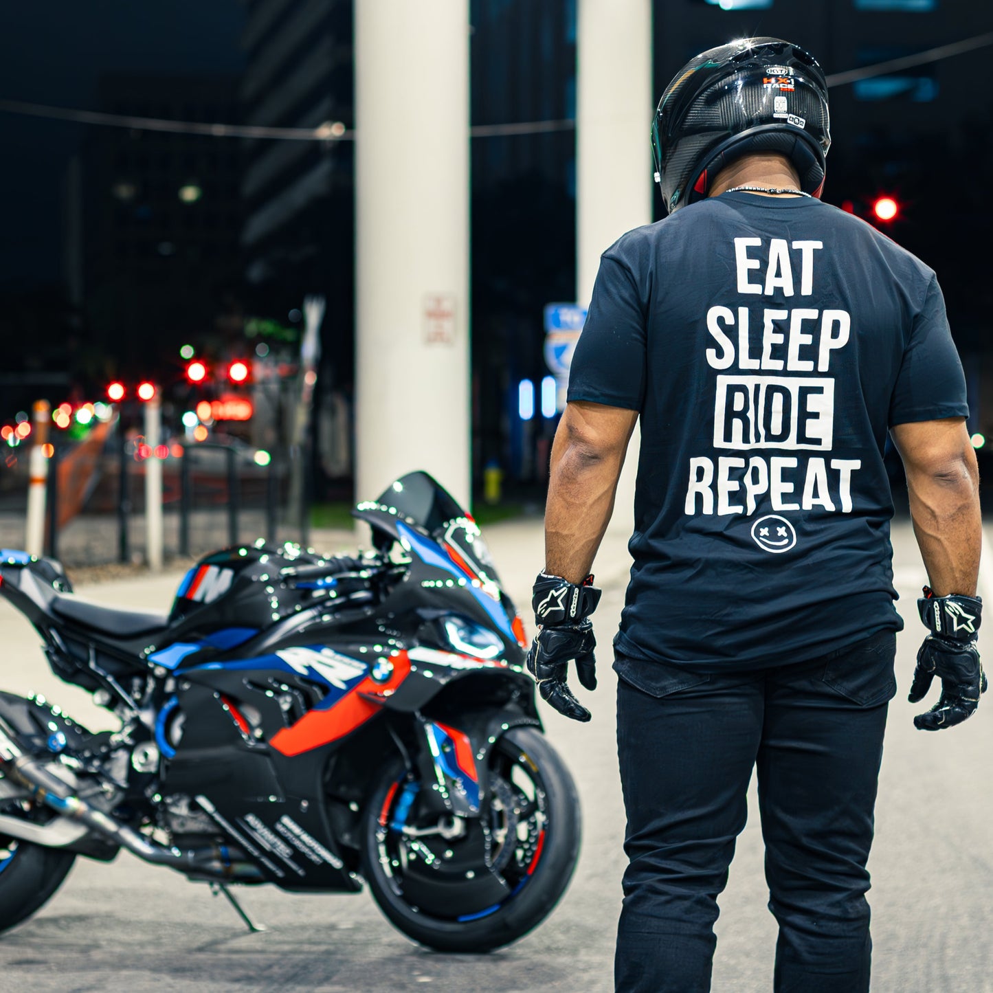 EAT SLEEP RIDE TEE