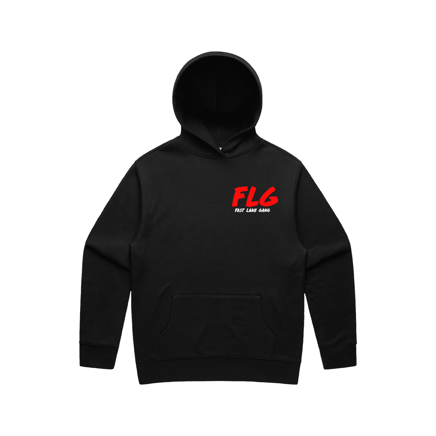 Gapped Hoodie - Red