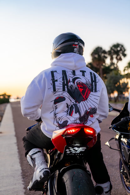 Live Saved Hoodie - White