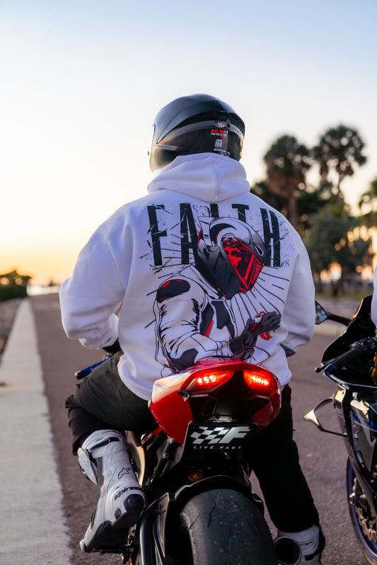 Live Saved Hoodie - White