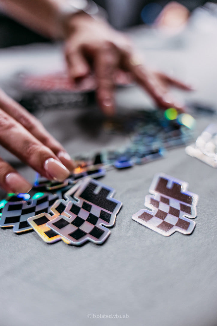 Holographic FLG Sticker