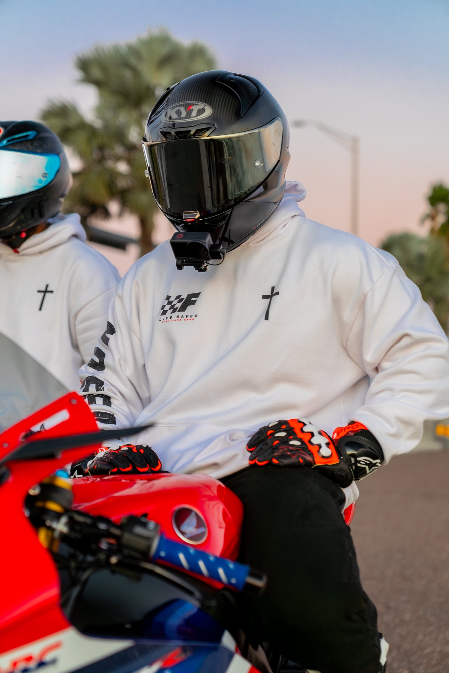 Live Saved Hoodie - White