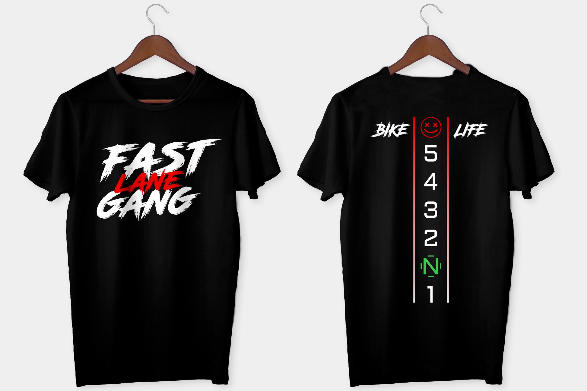 SHIFT TEE – Fast Lane Gang - Main Image