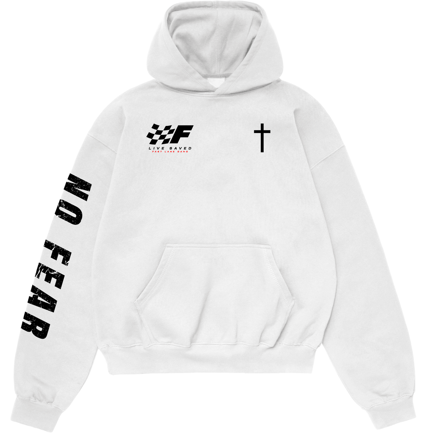 Live Saved Hoodie - White