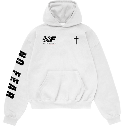 Live Saved Hoodie - White